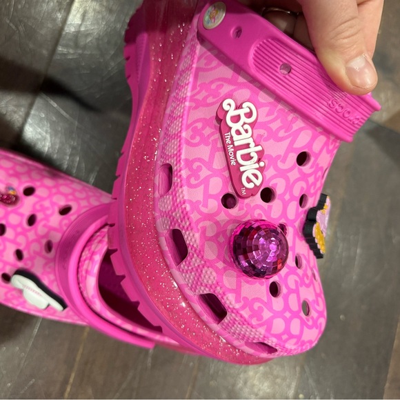 CROCS Women’s Barbie Glittery Pink Platform - READ DESCRIPTION- MIXED SIZES - Picture 5 of 10